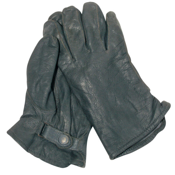 Original Bundeswehr Lederhandschuhe Winter Grau gefüttert