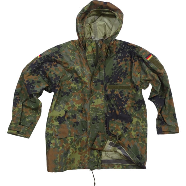 Original Bundeswehr Gore-Tex Nässeschutz Flecktarn *2. Wahl* | 2 (L 48-50)