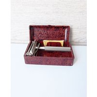 Vintage Valet Rasierer in Bakelit Box