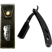 Edelstahl Schwarz Cut Throat Barber Rasiermesser Premium Qualität Einschneidiges